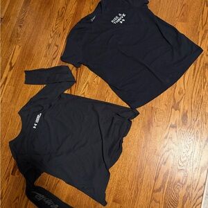 Black Under Armour shirts